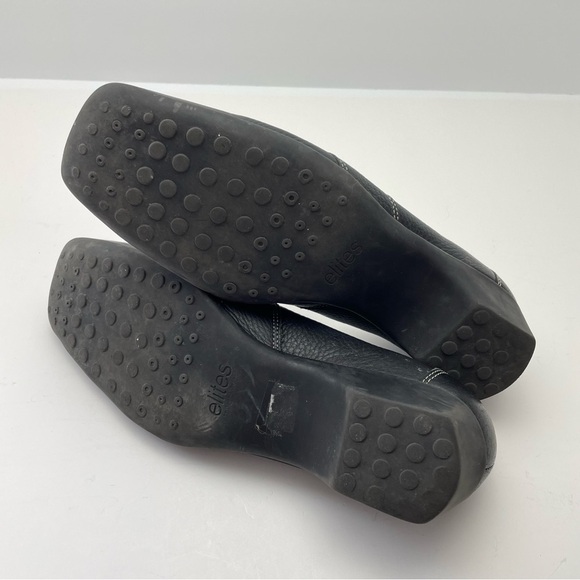 Elite Walking Cradles Black Leather Loafer Style 6M - Picture 8 of 11